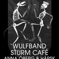 Liverapport: Bleed Out+Klubb Död (Anna Öberg, Sturm Café, Wulfband) 20181201, Stockholm